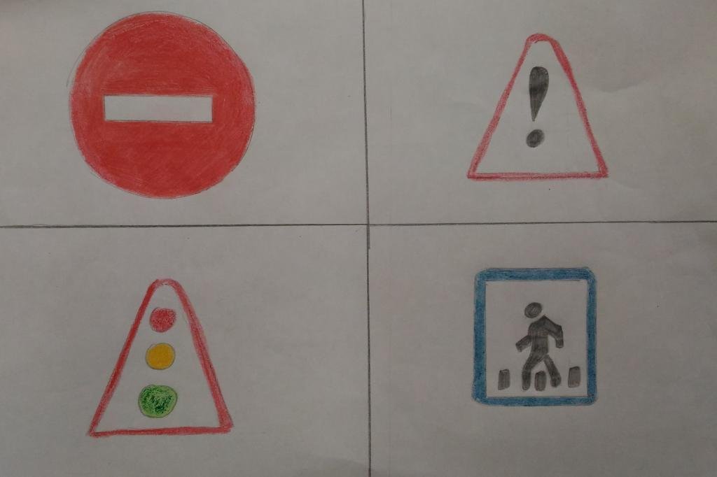 Как нарисовать дорожный знак 2 класс