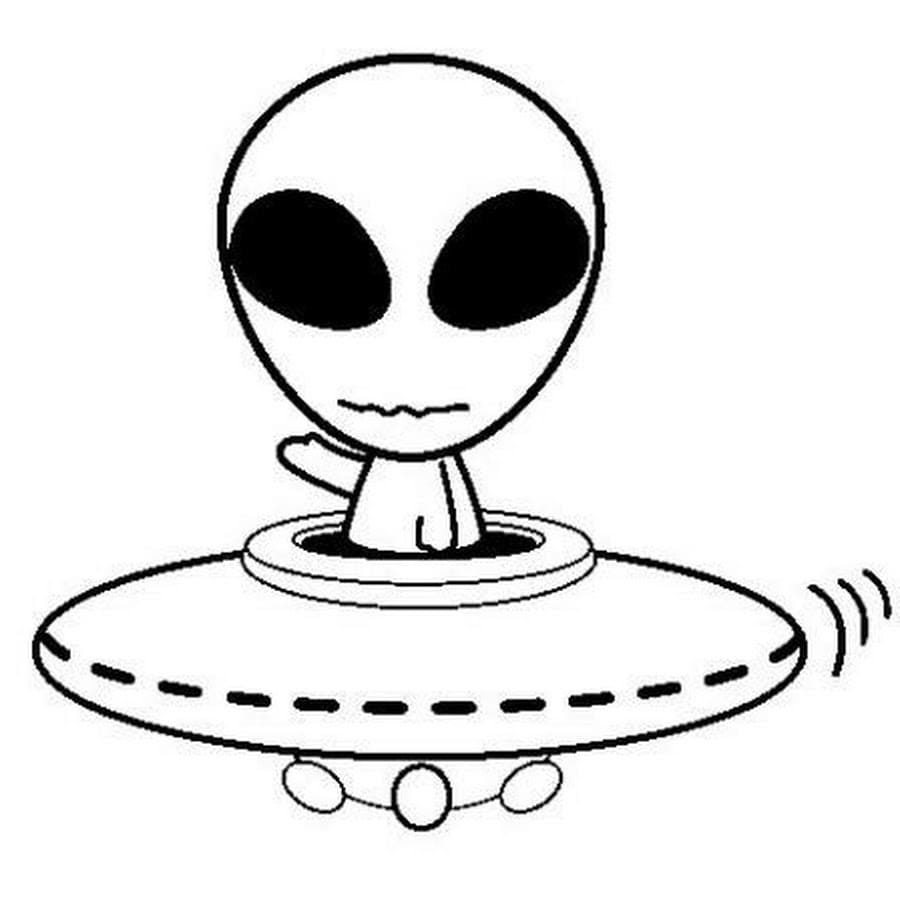 Инопланетянин рисунок для детей