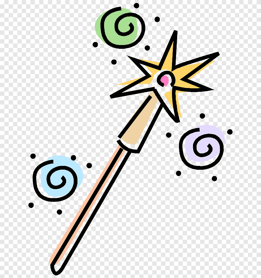 Как нарисовать волшебную палочку поэтапно