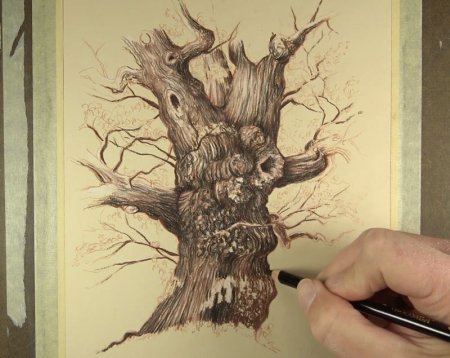 Дерево с ветками для рисования
