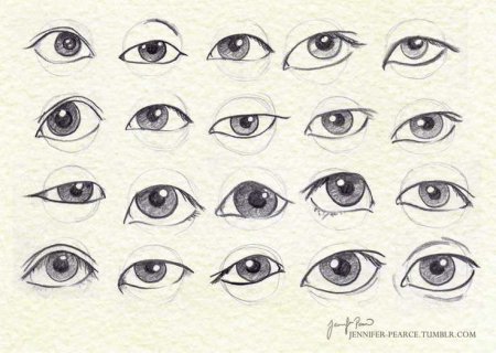 Разные формы глаз